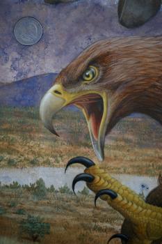 Águila vs. Serpiente. (Detalle)